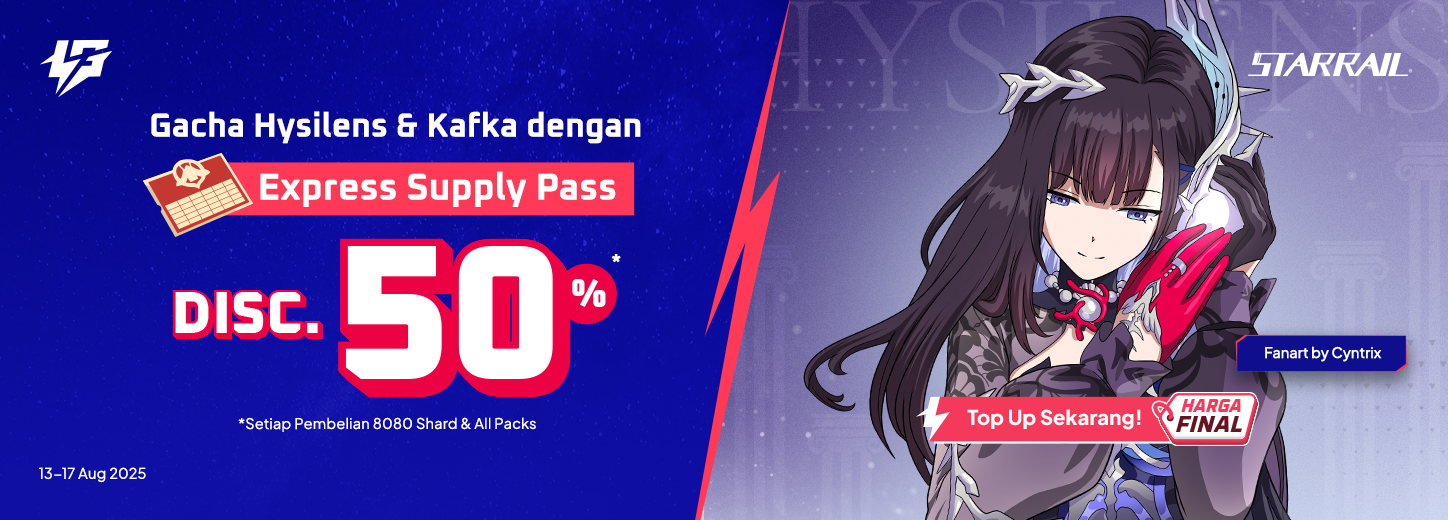 [ID] HSR Hysilens Kafka 50% Express Supply Pass